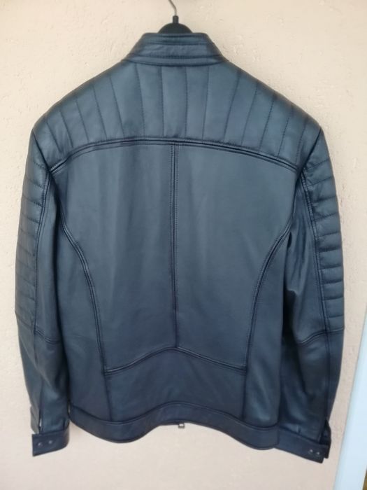 Geaca piele bărbați Natural Leather M