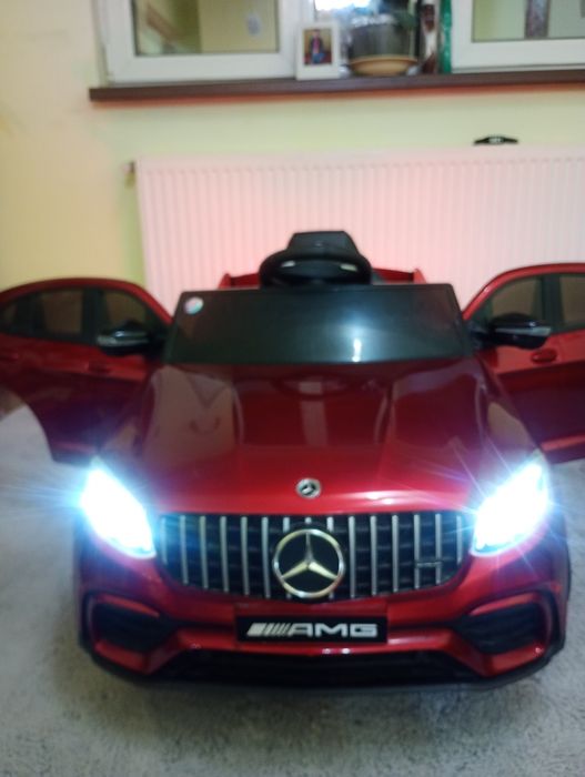 Masinuta electrica cu telecomanda 4x4 Mercedes-Benz GLC 63 Amg Rosu