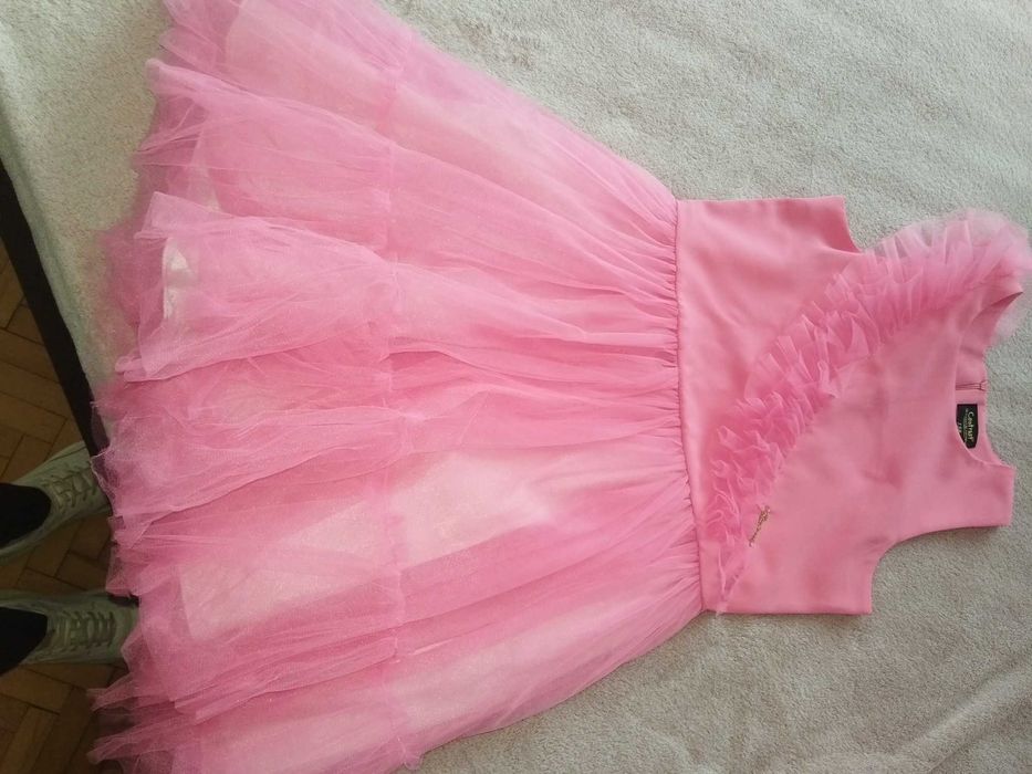 детска рокля Contrast