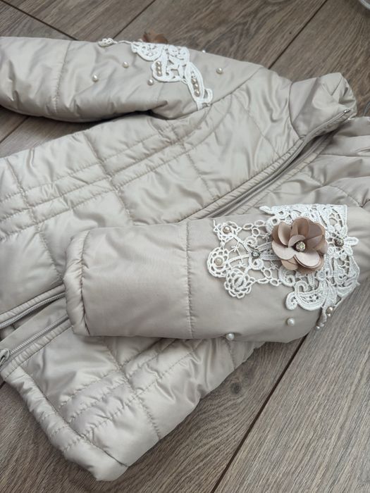 Есенно якенце за момиче, размер 92 см - 2 г