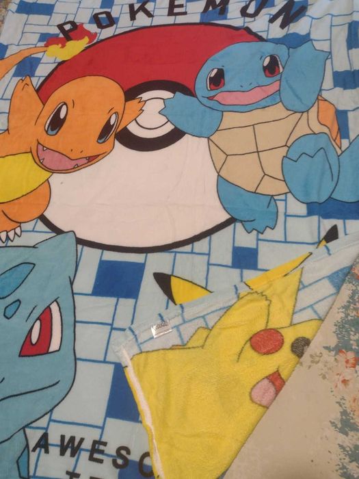 Pokemon Детско поларено одеяло Pikachu 160см