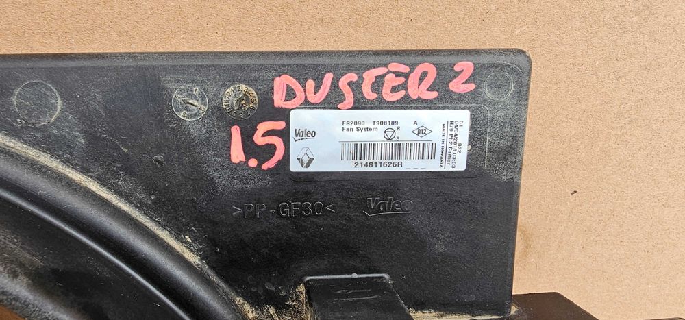 Electroventilator racire Dacia Duster 1.5 DCI 2014 2015 / 2016 2017