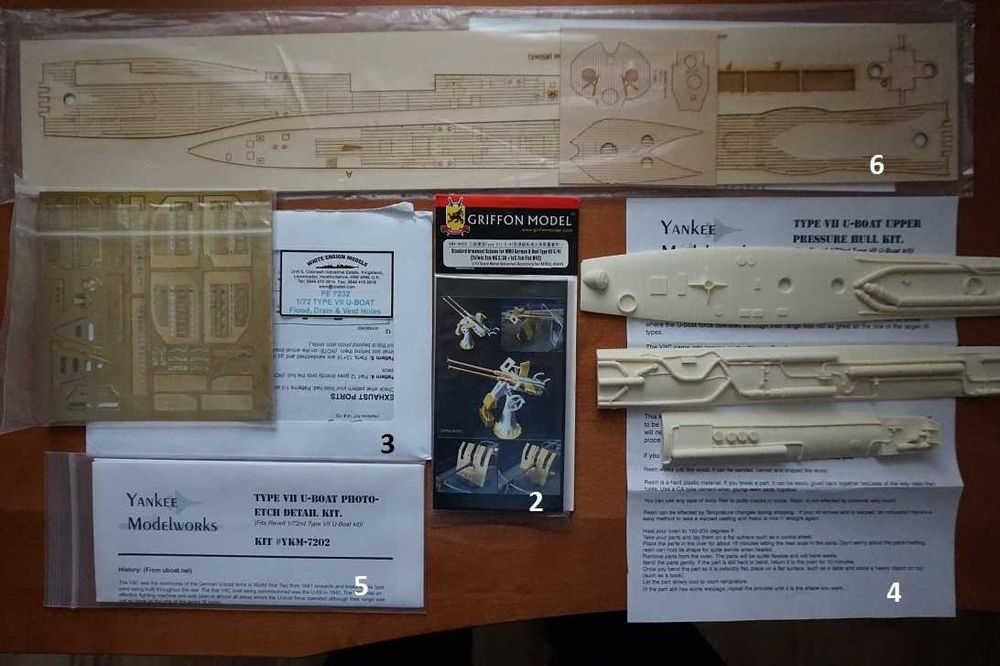 Сглобяем модел подводница в мащаб 1:72