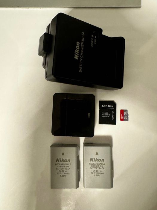 Nikon D3400 Kit Complet + 2 Baterii, Geantă, Card | Ideal Începători