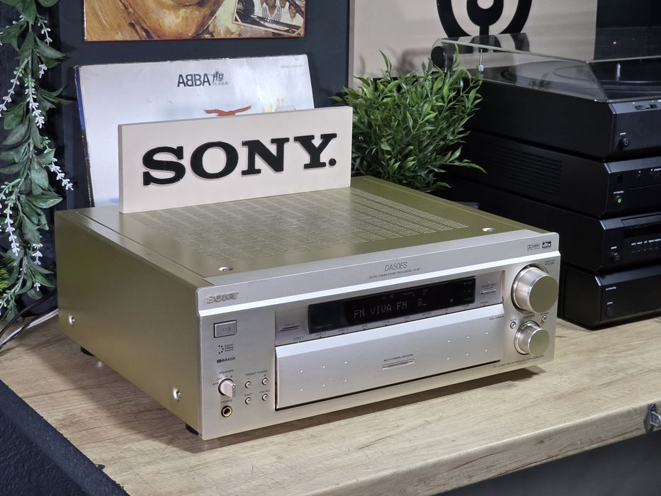 Receiver SONY str-da50 ES, amplituner 2.0 hifi, 5.1 surround, șampanie