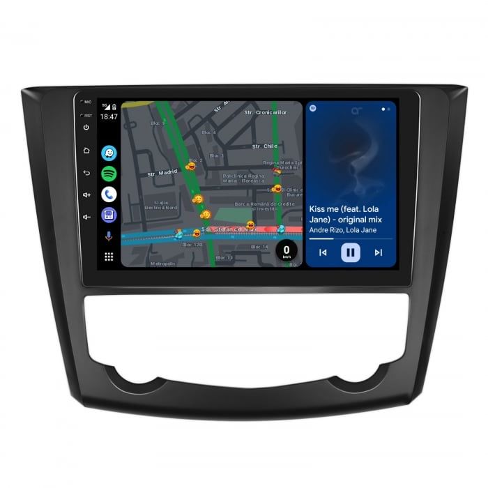 Navigatie Android Renault Kadjar Dedicata / Carplay + Camera Marsarier