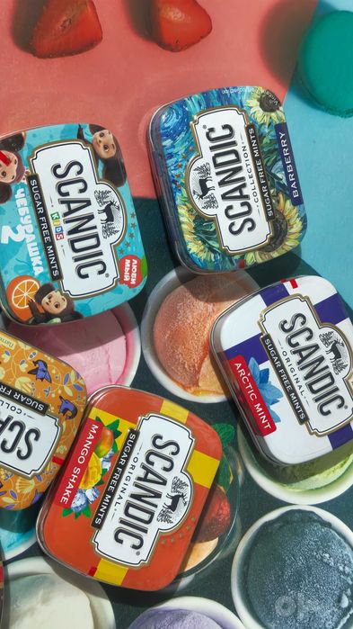 Конфеты Scandic Sugar Free Mints (Лимитированная серия)