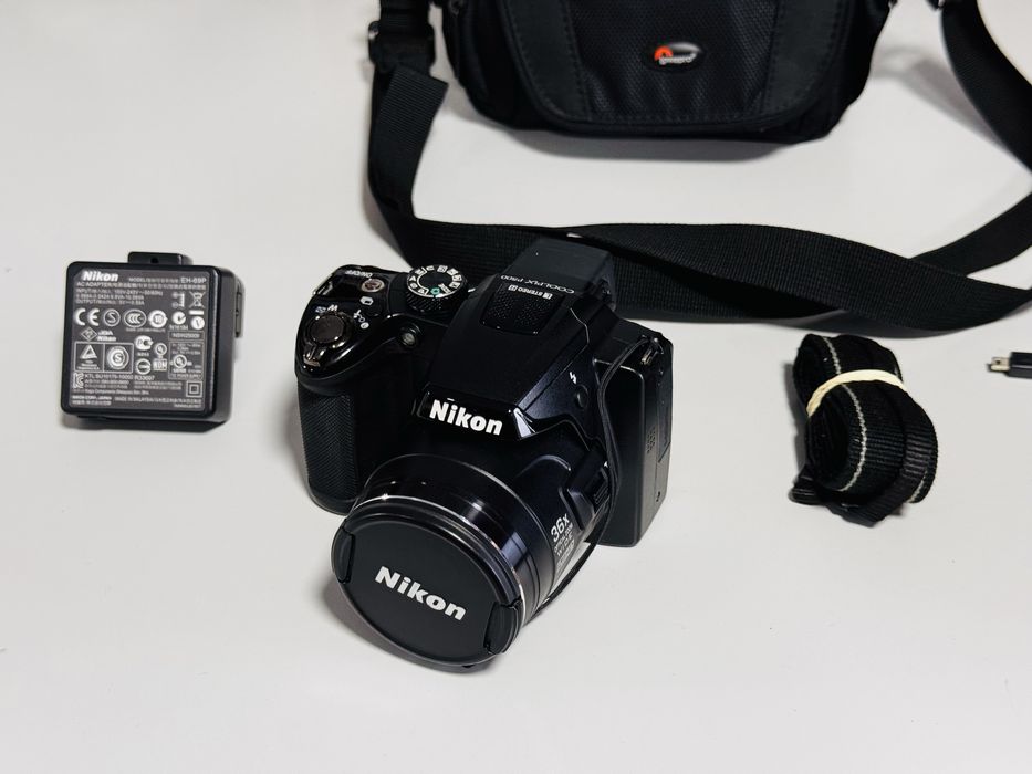 Aparat foto NIKON Coolpix P500 - ca nou - accesorizat + geantă