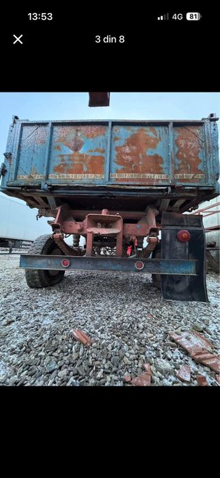 Remorca Auto 10 tone , si 8 tone basculabil