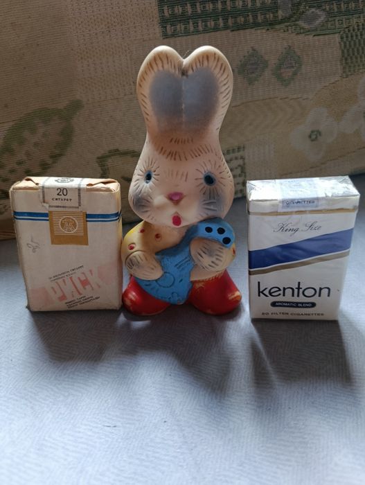 Игрушка зайчик из СССР винтаж