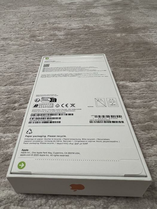 IPhone 17 Pro Max 5G, 2TB, Nou Sigilat Cosmic Orange