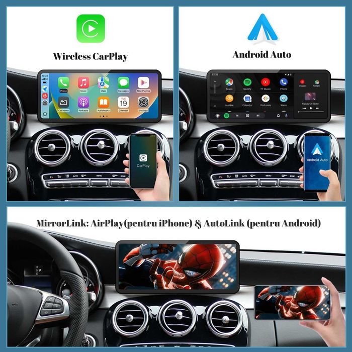 Navigatie Android Mercedes C / GLC 12.3" CarPlay&Android Auto 8+128GB