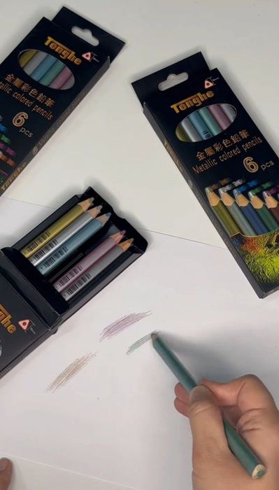 Набор карандашей Metallic 6шт.