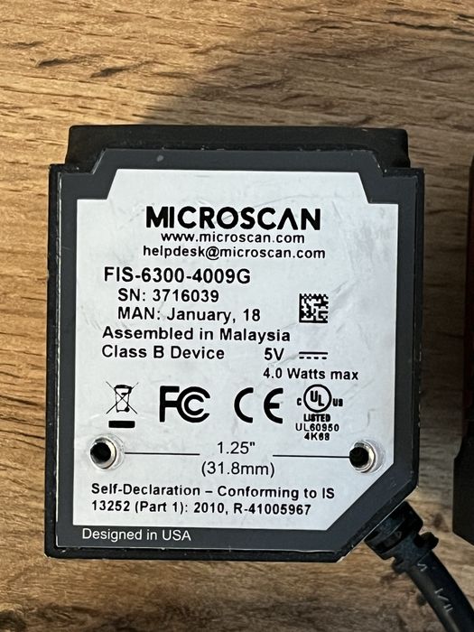 Scanner industrial Microscan Mini Hawk FIS-6300-4009G 1D/2D