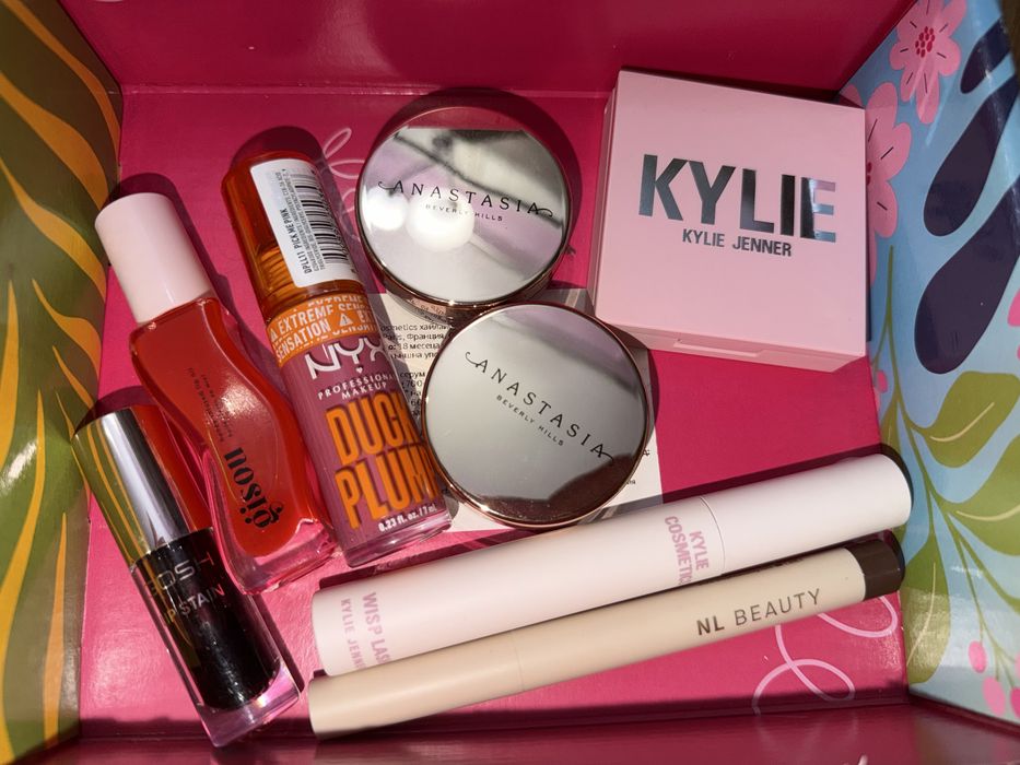 Kylie cosmetics, NL beauty, gisou, anastasia
