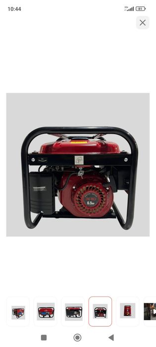 Продам бензиновый генератор. Новый 6 вольтов