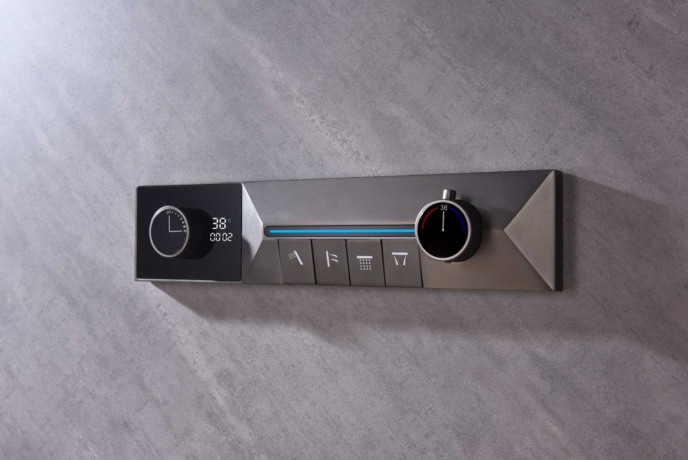 Дизайнерска душ система с таванен душ за вграждане Design D42