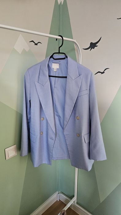 Сако H&M, небесносин