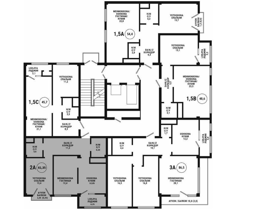 "СРОЧНАЯ ЦЕНА‼️ Коробка Koh-Ota 2ком 60м2 Мечеть Koh Ota, Себзар‼️