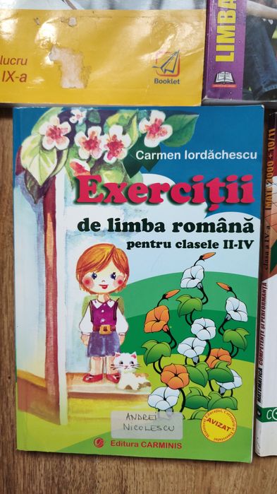 culegeri/ manuale școlare, 5 lei/ toate.