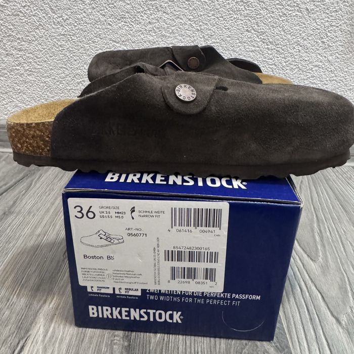 Birkenstock Boston LEVE Mocca, mărime: 36