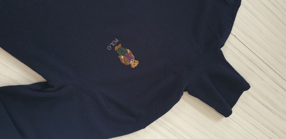POLO Ralph Lauren Bear Wool /  L НОВО! ОРИГИНАЛ! Мъжки Пуловер Поло!