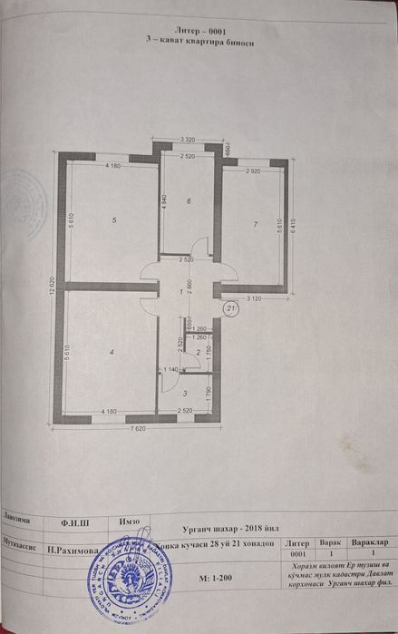 3 Xonali uy sotiladi