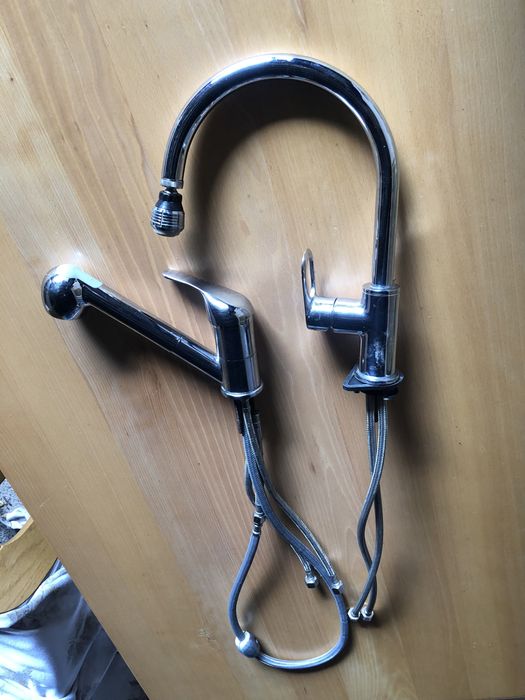 robinet bucatarie cu dus Grohe