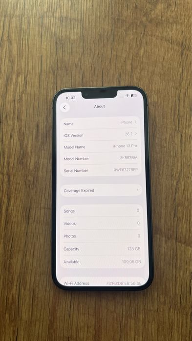 Iphone 13 pro green 128gb baterie 83%