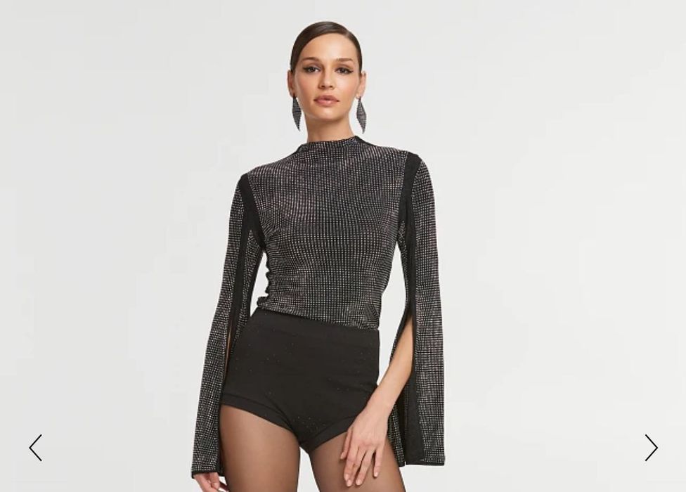 Блуза с блестящи камъчета Lynne