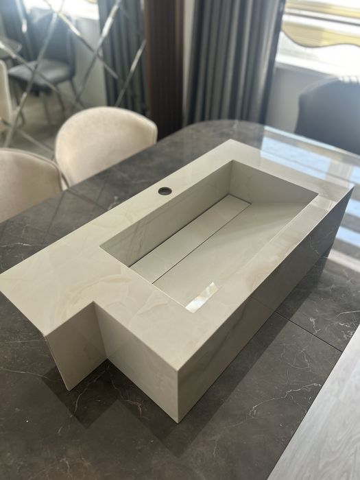 Ръчно изработени мивки от гранитогрес