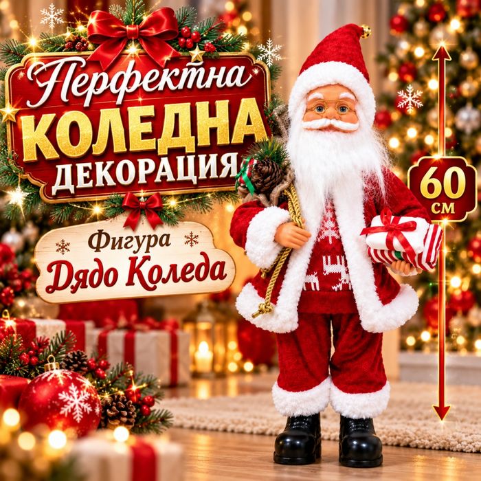 Дядо Коледа 60 см