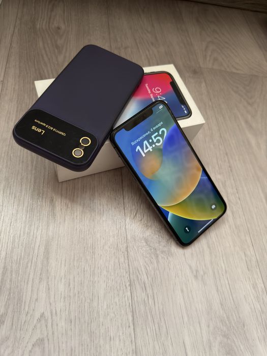 iphone X на 64 гб чёрный