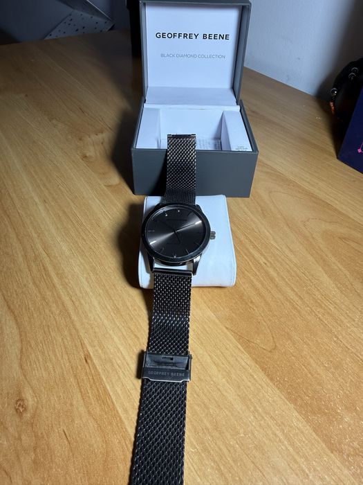 Ceas Geoffrey Beene – Black Diamond Collection – Elegant & Modern