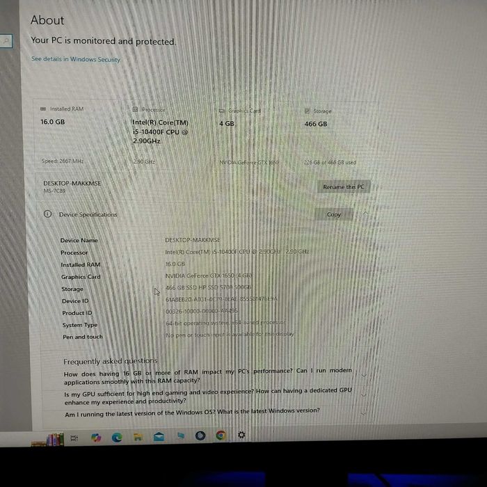 pc gaming GTX 1650