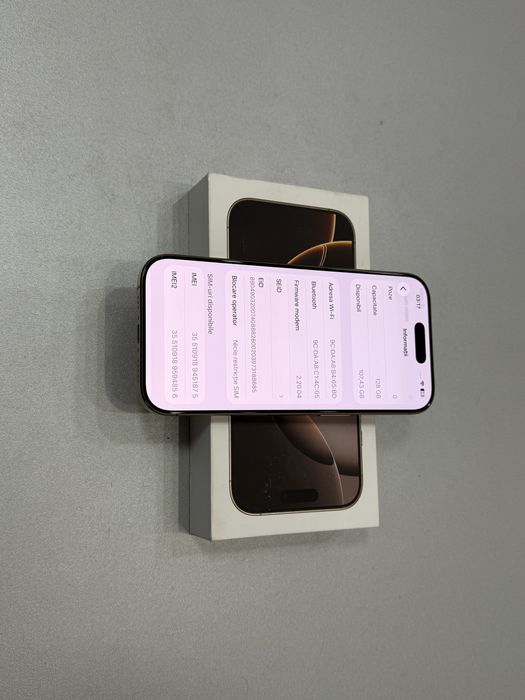 Iphone 16 Pro, 128 gb, Desert Titanium