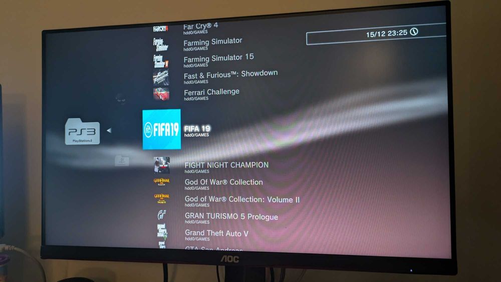 PS3 Super Slim + 136 игри / Playstation 3 1TB