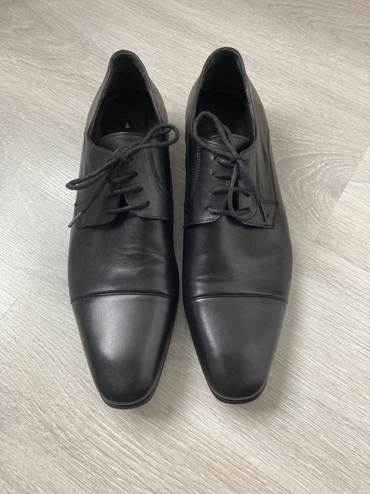 Pantofi barbati negri piele