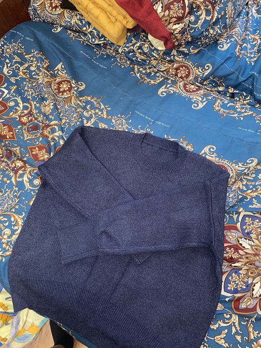 Темно синяя кофта женская