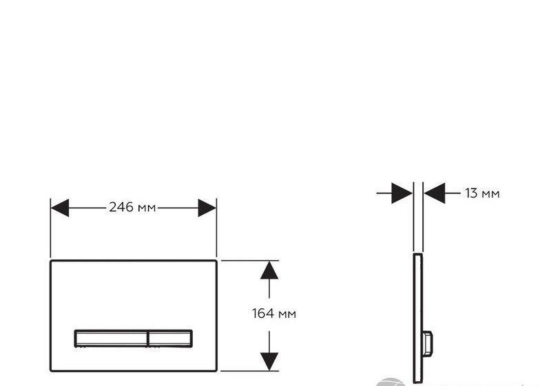 Geberit Sigma 50 Бутон