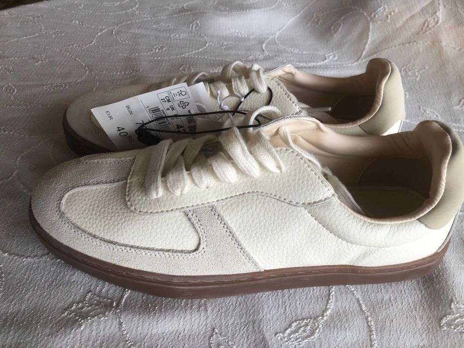 Маратонки/ сникърси/ спортни обувки Reserved естествена кожа №42 нови