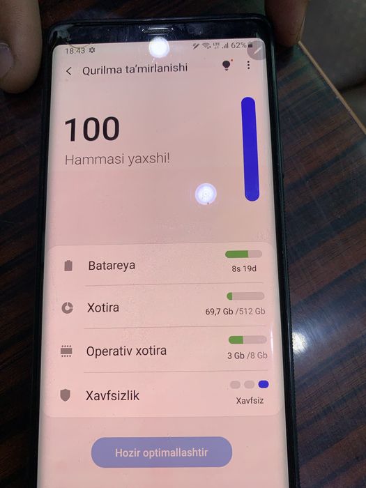 Samsung note 9 512gb ideal