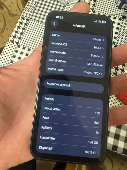 Vand iphone 14 128gb