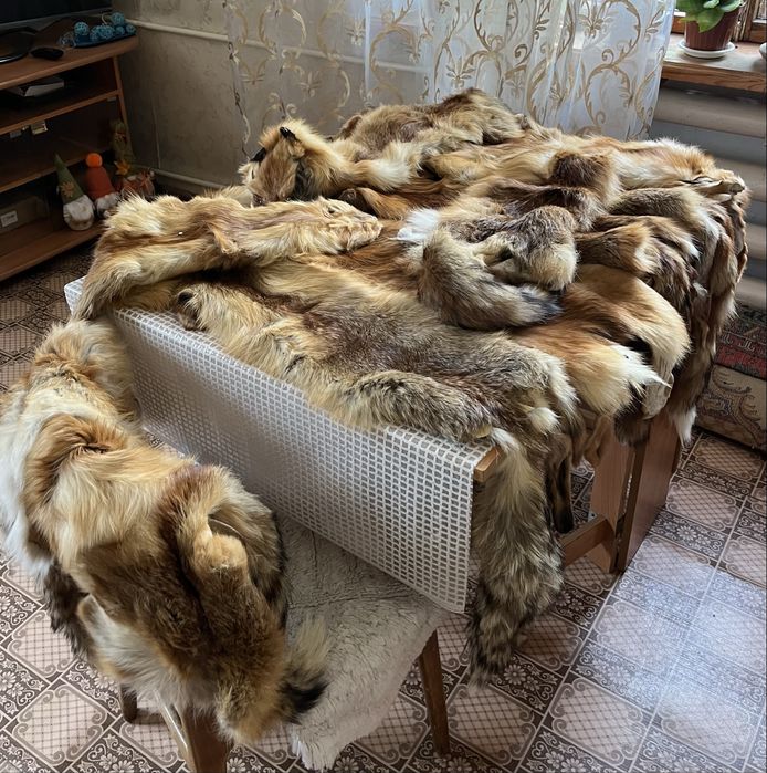 Мех лисы натуральный