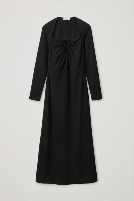 COS rochie neagra maxi