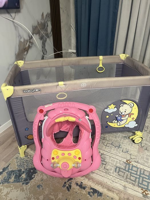 Манеж и ходунок