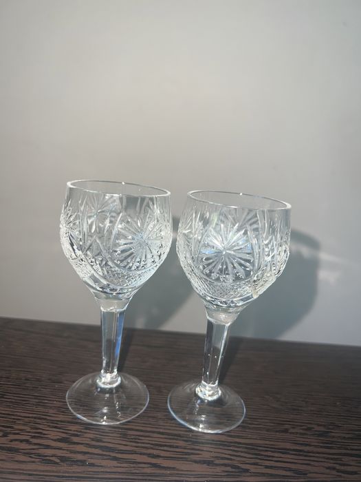 Хрустальные рюмки СССР посуда СССР