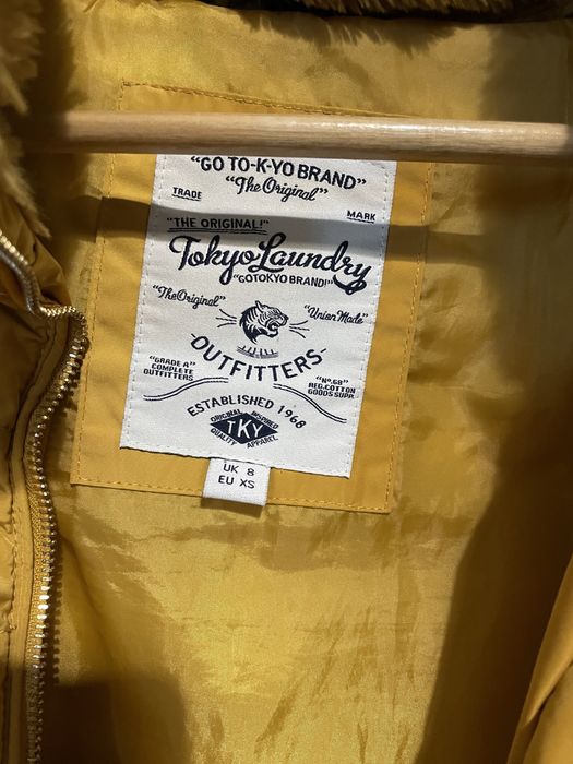 Дебело Жълто зимно яке