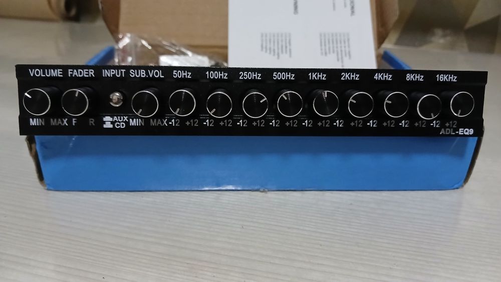 Процессорный  9 полосный эквалайзер