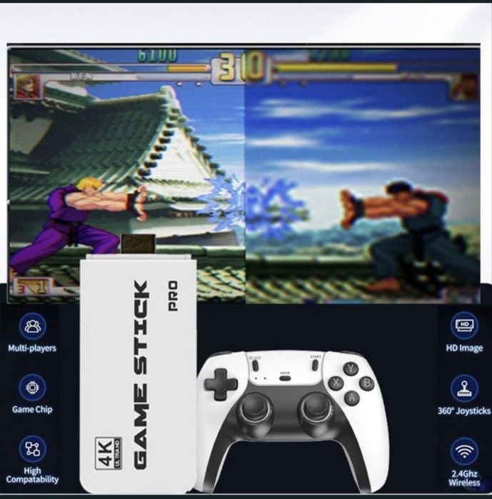 30000 Игри 4K Game Stick Reto Game Console 64GB